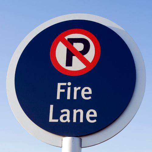 firelane striping requirements