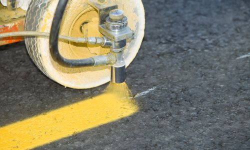 parking lot line painter