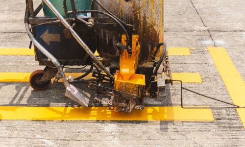 thermoplastic parking lot paint