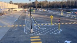 Enhance Parking Lot Striping Layout for Better Navigation